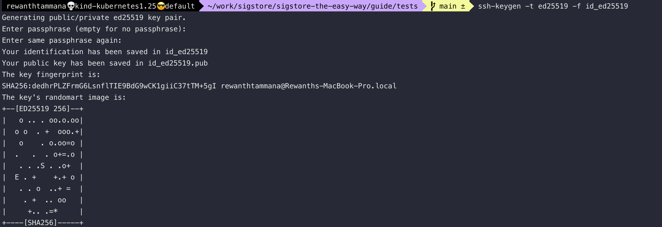 rekor-ssh-keygen-generate-keys